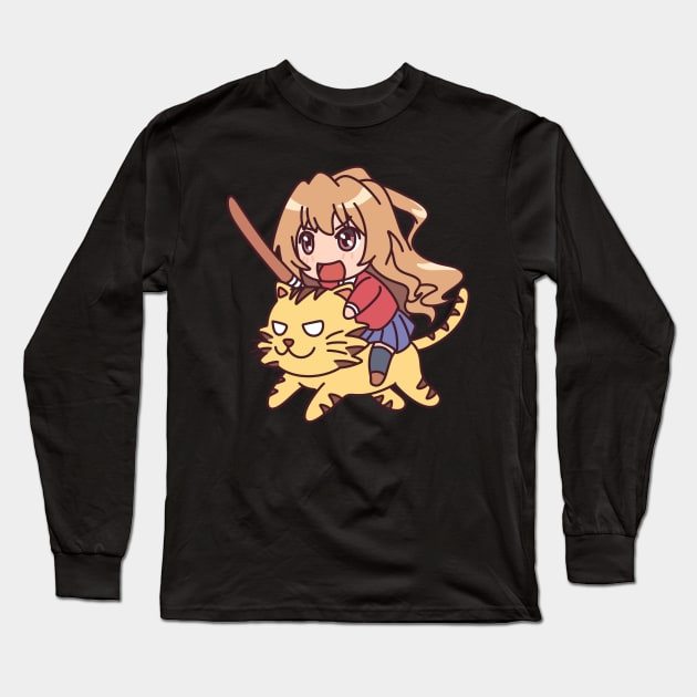 Toradora Taiga Aisaka Long Sleeve T-Shirt by VinylPatch